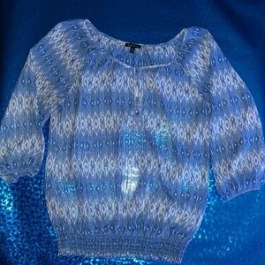 Sami & Jo Sheer Blue Blouse